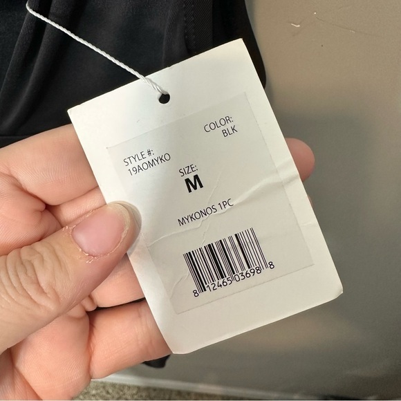 Andie Mykonos One Piece Swimsuit in Black - Picture 4 of 5